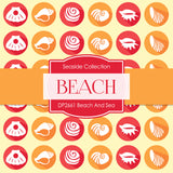 Beach and Sea Digital Paper DP2661