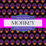 Monkey Pop Style Digital Paper DP6804