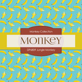 Jungle Monkey Digital Paper DP6809