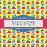 Monkey Fashion Digital Paper DP6800