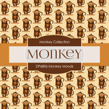 Urban Monkey Mod Digital Paper DP6806