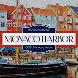 Monaco Harbor Digital Paper DP2817