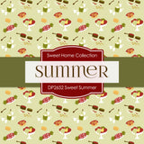 Home Sweet Summer Digital Paper DP2652