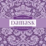 Damask Backgrounds Digital Paper DP1447