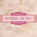 Spring Rose Digital Paper DP3431