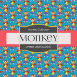 Urban Monkey Digital Paper DP6808