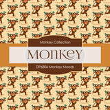 Urban Monkey Mod Digital Paper DP6806