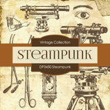 Steampunk Digital Paper DP3430