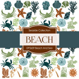 Beach and Sea Digital Paper DP2659