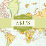 Old Maps Digital Paper DP1439