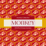 Chinese Monkey Digital Paper DP6796