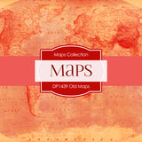 Old Maps Digital Paper DP1439