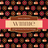 Winnie The Pooh Vintage Digital Paper DP1860