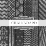 Chalkboard Patterns Digital Paper DP046