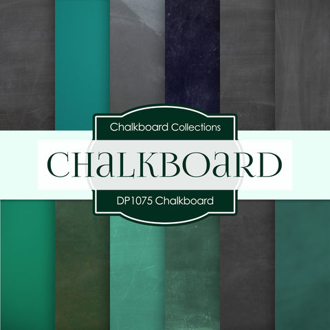 Chalkboard Textures Digital Paper DP1047A