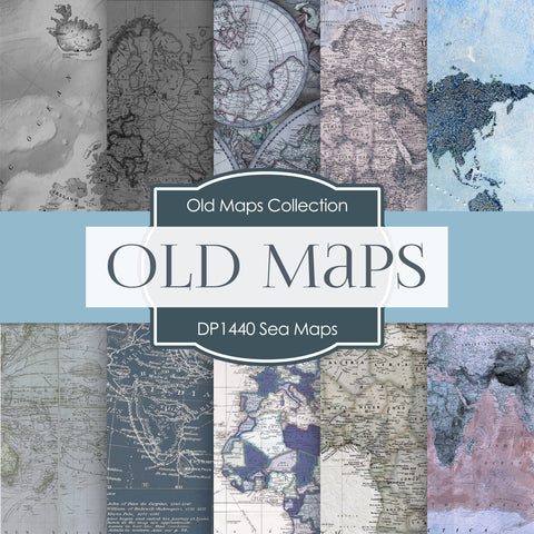 Sea Maps Digital Paper DP1440