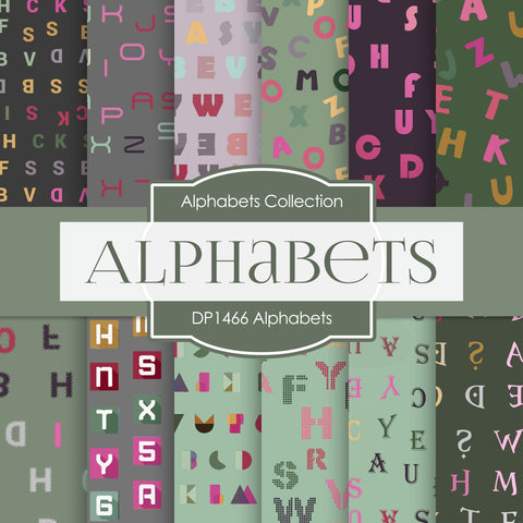 Alphabets Digital Paper DP1466