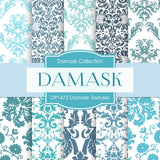 Damask Textures Digital Paper DP1473
