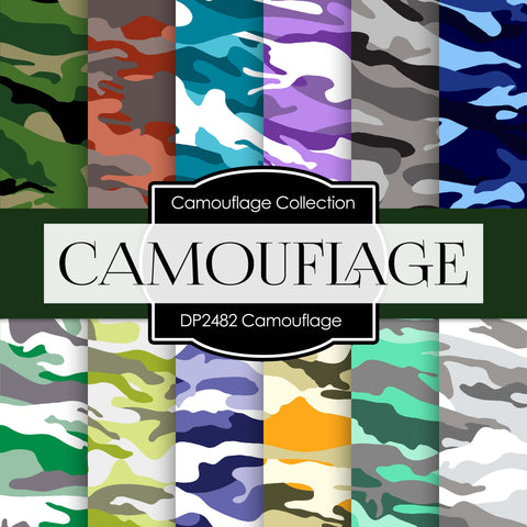 Camouflage Digital Paper DP2482