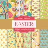 Easter Sentiments Digital Paper DP2662