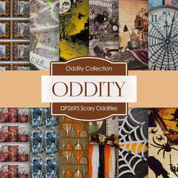 Scary Oddities Digital Paper DP2695