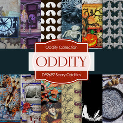 Scary Oddities Digital Paper DP2697