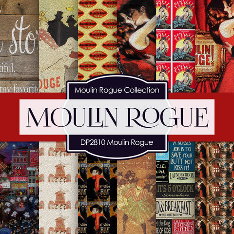 Moulin Rouge Digital Paper DP2810