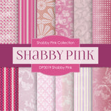 Shabby Pink Digital Paper DP3019