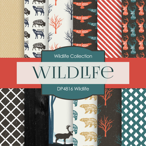 Wildlife Digital Paper DP4816