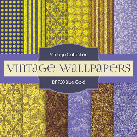 Blue Gold Digital Paper DP750