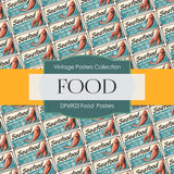 Food Posters Digital Paper DP6903 - Digital Paper Shop