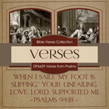 Verses From Psalms Digital Paper DP6659 - Digital Paper Shop