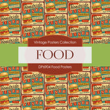 Food Posters Digital Paper DP6904 - Digital Paper Shop