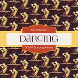 Dancing Animals Digital Paper DP6517 - Digital Paper Shop
