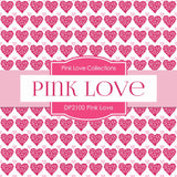 Pink Love Digital Paper DP2100 - Digital Paper Shop