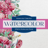 Watercolor Florals Digital Paper DP6016 - Digital Paper Shop - 2