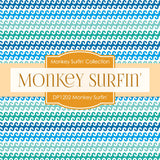 Monkey Surfin' Digital Paper DP1202 - Digital Paper Shop