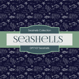 Seashells Digital Paper DP7107 - Digital Paper Shop