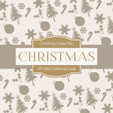 Christmas Love Digital Paper DP1585 - Digital Paper Shop