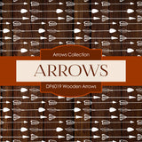 Wooden Arrows Digital Paper DP6019 - Digital Paper Shop - 2