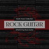 Pop Rock Guitar Digital Paper DP6475 - Digital Paper Shop