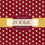 Zodiac Aries Digital Paper DP3348 - Digital Paper Shop