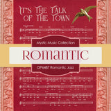 Romantic Jazz Digital Paper DP6487 - Digital Paper Shop