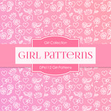 Girl Patterns Digital Paper DP6112 - Digital Paper Shop