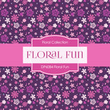 Floral Fun Digital Paper DP6084 - Digital Paper Shop