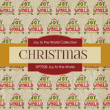 Joy to The World Digital Paper DP7028 - Digital Paper Shop