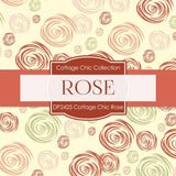 Cottage Chic Rose Digital Paper DP2425 - Digital Paper Shop