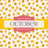 October Mood Digital Paper DP6419 - Digital Paper Shop
