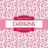 Pink Damask Digital Paper DP4861 - Digital Paper Shop