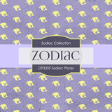 Zodiac Pisces Digital Paper DP3359 - Digital Paper Shop